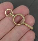 Victorian 9 Carat Rose Gold Pocket Watch Key Pendant