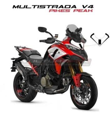 ADESIVO PERSONALIZZATO PER CUPOLINO DUCATI MULTISTRADA V4 PIKES PEAK "V1242A"