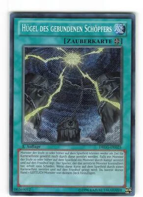 Yugioh HÜGEL DES GEBUNDENEN SCHÖPFERS , drlg-de025 Secret Rare deutsch NM 1st - Bild 1 von 2