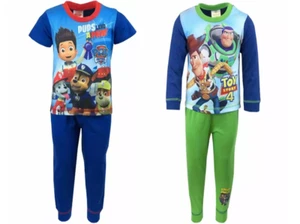 Kids Character Pyjama Set Pjs Nightwear Long Sleeve Bottoms Boys Girls Gift - Picture 1 of 5