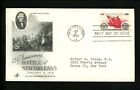 US FDC #1261 Artcraft / Ayerst Labs M-4 Variety 1965 LA Battle of New Orleans