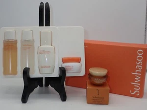 5 Piece Set Sulwhasoo Ginseng Renewing Cream, Serum VI, Cleansing Foam & Oil + - Picture 1 of 8