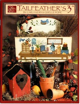 Tailfeather's Vol 3 Decorative Painting Book Patterns Carla Kern & Giselle Pope - Image 1 of 4