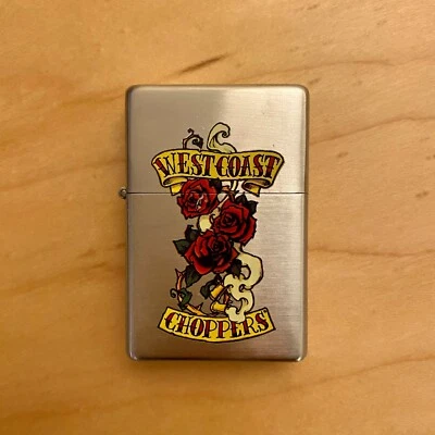 КОЛЛЕКЦИОННАЯ 2007 ОГРАНИЧЕННЫЙ ВЫПУСК ЗАПАДНОГО ПОБЕРЕЖЬЯ CHOPPERS РОЗЫ ЗАЖИГАЛКА  - Изображение 1 из 4