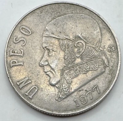 México 1977 Un Peso - Mexicano 1 Peso - Envío Gratis Foto 1 de 4