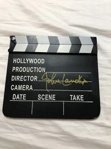 JOHN LANDIS SIGNED AUTOGRAPHED DIRECTOR CLAPBOARD ANIMAL HOUSE TRADING PLACES - Picture 1 of 5