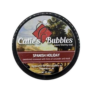 Spanish Holiday Shaving Soap - by Catie's Bubbles (Used) - Picture 1 of 2