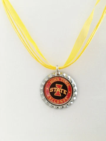 COLLEGE FANS!!  Iowa State University CYCLONES Necklace Cover