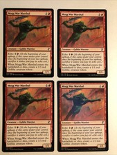 4x MTG Time Spiral Remastered Mogg that are used was Marshal NM/M Magic the Gathering