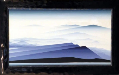 Eyvind Earle Sin Título Firmado a Mano Original Óleo sobre Panel HACER UNA OFERTA Foto 1 de 4