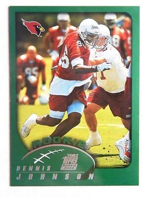 2002 Topps Dennis Johnson (RC) #327 Football Card (Arizona Cardinals) LN - Image 1 of 2