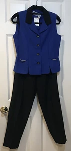 Vintage Prophecy By Sag Harbor Womens 2 Piece Suit Size 10 - Picture 1 of 4