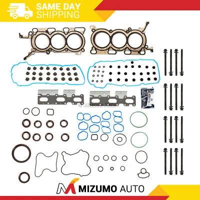 Juego completo de juntas pernos de cabeza para 07-09 Ford Edge Lincoln MKZ Mazda CX-9 3,5 L Foto 1 de 4