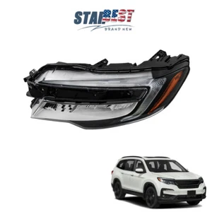 Clear Lens LED Left / Driver Side Headlamp Headlight Fit For 19-22 Honda Pilot - Picture 1 of 12
