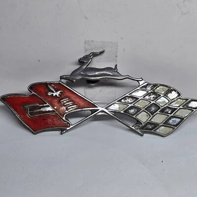 1958 Chevrolet Chevy Impala Rear Quarter Panel Emblem - ORIGINAL - 4722651 OEM - Image 1 of 4