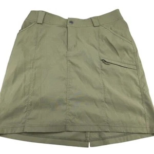 Duluth Skort Women 14 Green Golf Active Nylon Stretch Skirt Shorts Walk Swim - Picture 1 of 8