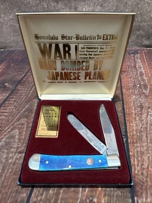 Cuchillo Pearl Harbor 50 Años Serie Conmemorativa Boker Segunda Guerra Mundial #2506 Foto 1 de 2
