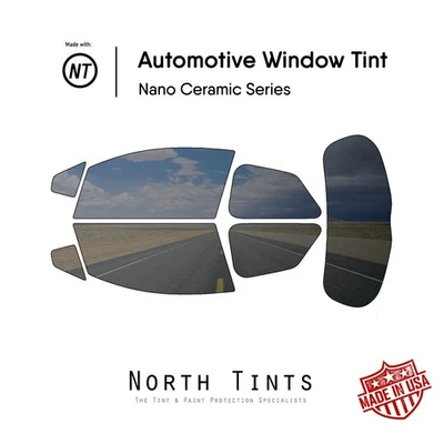 Película de tinte de ventana precortada nano cerámica para Toyota Yaris 2012-2018 hatchback de 2 puertas Foto 1 de 4