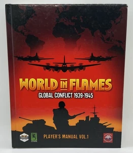 World In Flame Global Conflict 1939-1945 Player's Manual Vol. 1 Book and PC DVD - Picture 1 of 4