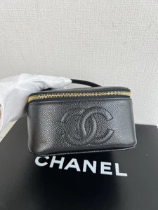 Chanel Leather Vanity Handbag Black - Picture 1 of 20