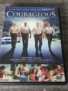 COURAGEOUS HONOR BEGINS AT HOME DVD RATED PG-13 PREOWNED FREE USA SHIP - Picture 1 of 4