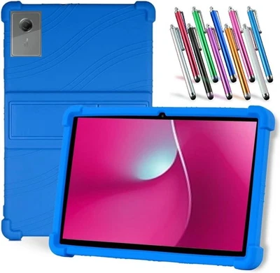 Funda para Lenovo Idea Tab 11 pulgadas 2025 TB336ZU/FU cubierta de goma a prueba de golpes + lápiz óptico Foto 1 de 4