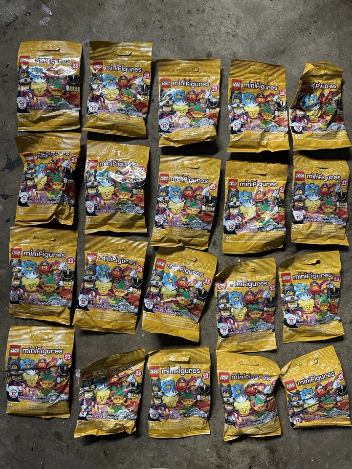 LEGO Minifigures Series 23 Mystery Packs – Lot of 20 Sealed Packs (71034) NEW - Image 1 of 3