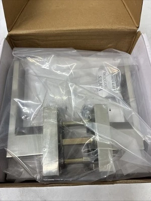 Maçaneta de porta de privacidade cetim níquel - Imagem 1 de 3