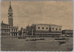 Venice Italy Panorama Postcard, c1952, Doge's Palace, St. Mark's, Posted, Chrome - Picture 1 of 2