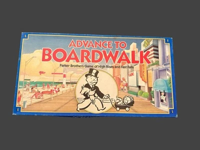 VTG. 1985  Advance To Boardwalk Board Game Parker Brothers Monopoly SEALED - Image 1 of 4