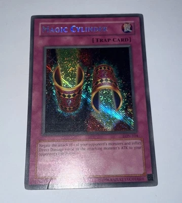 Yugioh Magic Cylinder LON-104 Secret Rare Reverse Foil Unl Original Print (LP) - Image 1 of 4
