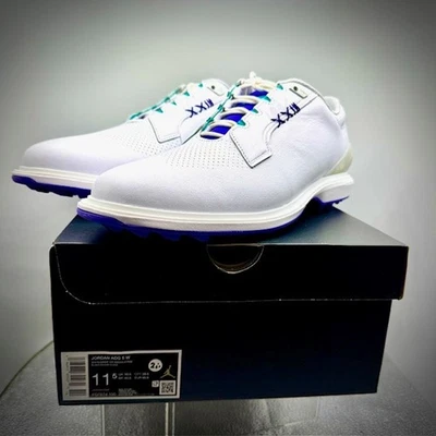 Air Jordan ADG 5 W Golf Shoes White Grape Ice FQ7874-100 Men's Size 11.5 - Image 1 of 4