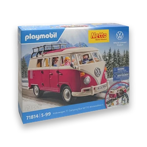 PLAYMOBIL 71814 Volkswagen T1 Camping Bus Winteredition II VW rosa NEU & OVP - Bild 1 von 1