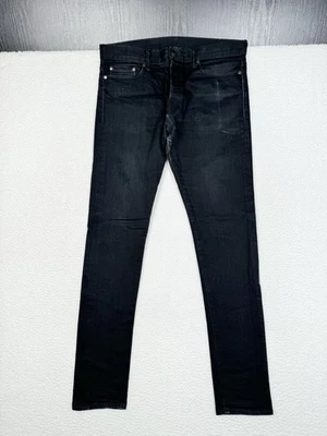 John Elliot черный джинсовой ткани джинсы узкие - сделано в Японии - размер 32 (подходит 34 x 32) - Изображение 1 из 4