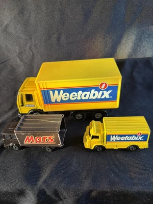 De colección Weetabix/Mars Corgi clásico coche de juguete caja de carga furgoneta Ford camión X3 Foto 1 de 4