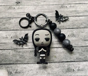 Gothic Spooky Goth Girl Schlüsselanhänger Taschenclip Fright Nightmare - Bild 1 von 3