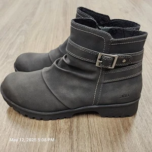 JBU by Jambu Damen 7M Betsy wasserabweisende Stiefelette schwarz Reißverschluss neu Etikett - Bild 1 von 6