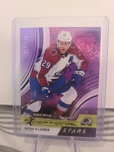 21-22 Synergy Nathan Mackinnon Exceptional Stars #/199 🚨 Colorado Avalanche  - Bild 1 von 2