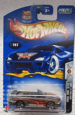 MONMC 2003 HOT WHEELS Final Run MUSTANG GT 1996 in Protector - Image 1 of 3