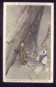 BAT CAVE Chimney Rock Western North Carolina Postcard - Picture 1 of 1