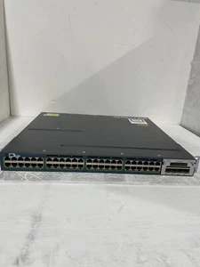 Cisco WS-C3560X-48U-S 48-Port 10/100/1000 Ethernet UPOE 1x C3KX-PWR-1100WAC - Picture 1 of 2
