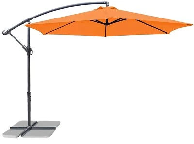 Premium Quality Offset Umbrella 10FT Cantilever Patio Hanging Umbrella Outdoor - Image 1 of 4