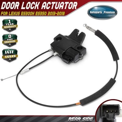 Rear Side Door Lock Actuator for Lexus	ES300h ES350 2013-2018 Sedan 6460033180 - Image 1 of 4
