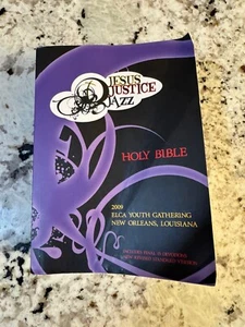 Holy Bible Lutheran Study New Revised Standard NRSV Pb 2009 Jesus Justice Jazz   - Picture 1 of 7