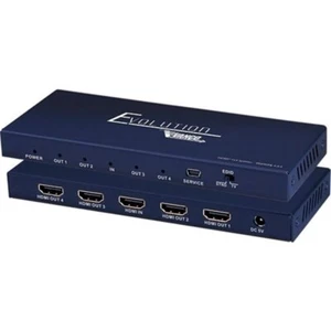 Evolution EVSP4K14 Premium 4K2K@60Hz 2160p UHD 18 Gbps 4K HDMI® 1×4 Splitter - Picture 1 of 4