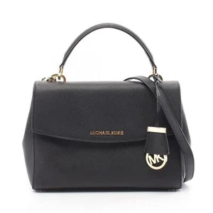 Michael Kors AVA SATCHEL 2way Shoulder Handbag 30T5GAVS2L leather Black Used - Picture 1 of 6
