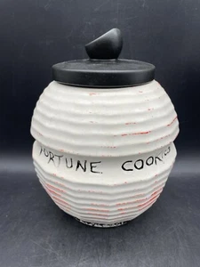 Vintage McCoy Pottery Cookie Jar Lantern Fortune Cookie Jar With Lid - Picture 1 of 11