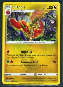 Flapple Holo SWSH189 Black Star Promo Pokémon 2022 Espada y Escudo - LP/NM - Imagen 1 de 1