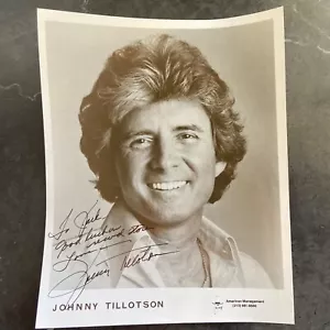 Vintage Signed Johnny Tillotson Headshot Photograph 8x10 B67 - Picture 1 of 3