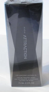 Avon ATTRACTION for Him Eau de Toilette, Hair & Body Wash, After Shave Lotion - Picture 1 of 3
